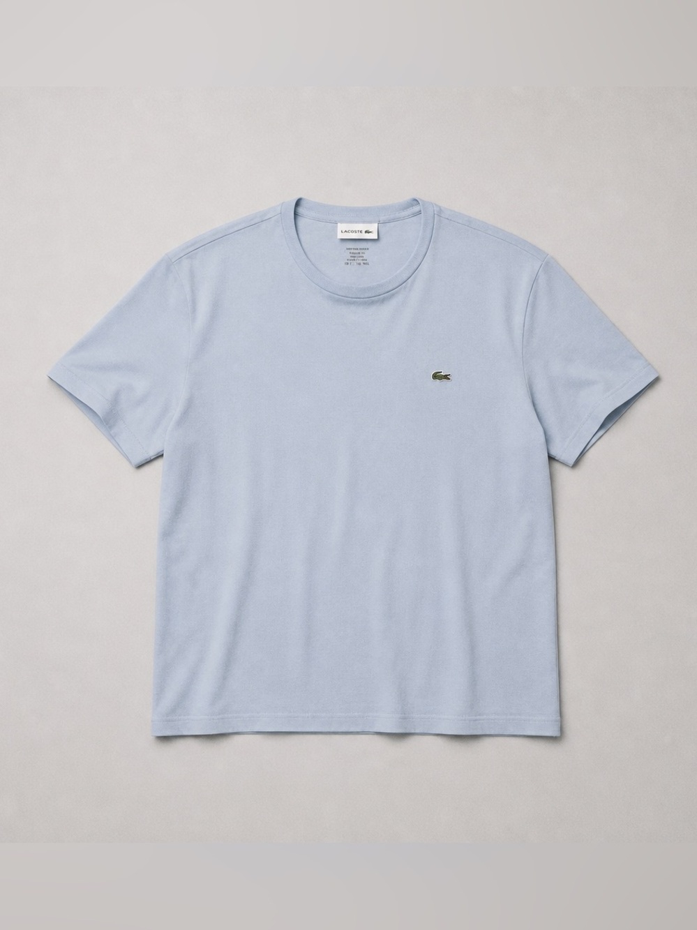 Lacoste Mens Light Blue Crew Neck Tee xXL